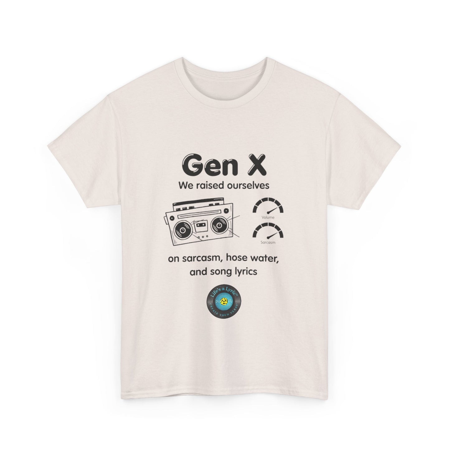 Life’s a Lyric™ Create Your Verse™ Retro Gen X Tee