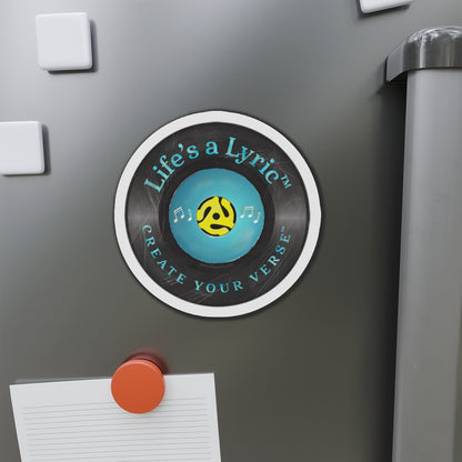 Life’s a Lyric™ - Distressed Die-Cut Magnet - Life's a Lyric - Create Your Verse