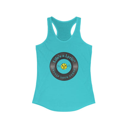 Life’s a Lyric™ Create Your Verse™ Women's Ideal Racerback Tank