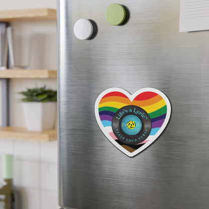 Life’s a Lyric™ Create Your Verse™ Colorful Heart-Shaped Die-Cut Magnet