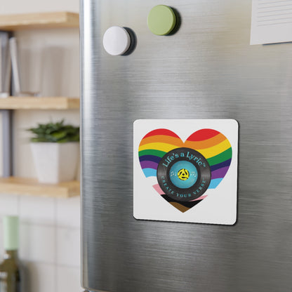 Life’s a Lyric™ Create Your Verse™ Colorful Heart-Shaped Die-Cut Magnet