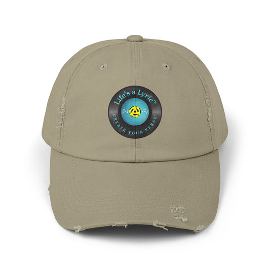 Life’s a Lyric™ Create Your Verse™ Unisex Distressed Cap