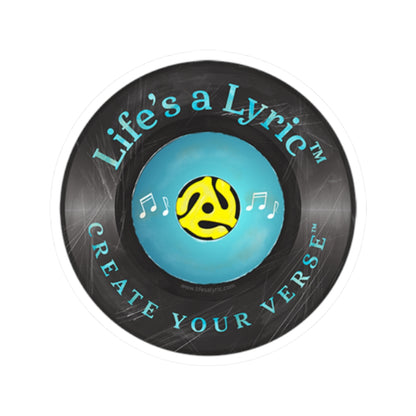 Life’s a Lyric™ Distressed Kiss-Cut Stickers - Create Your Verse Vinyl Decals