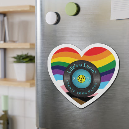 Life’s a Lyric™ Create Your Verse™ Colorful Heart-Shaped Die-Cut Magnet