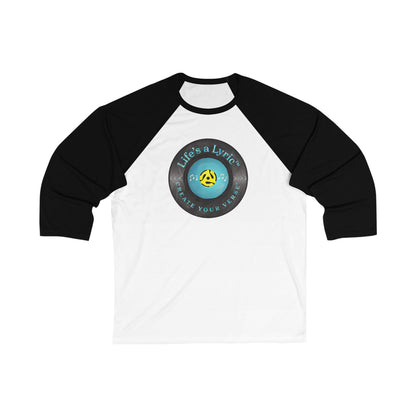 Life’s a Lyric™ Create Your Verse™ - Unisex Baseball Tee