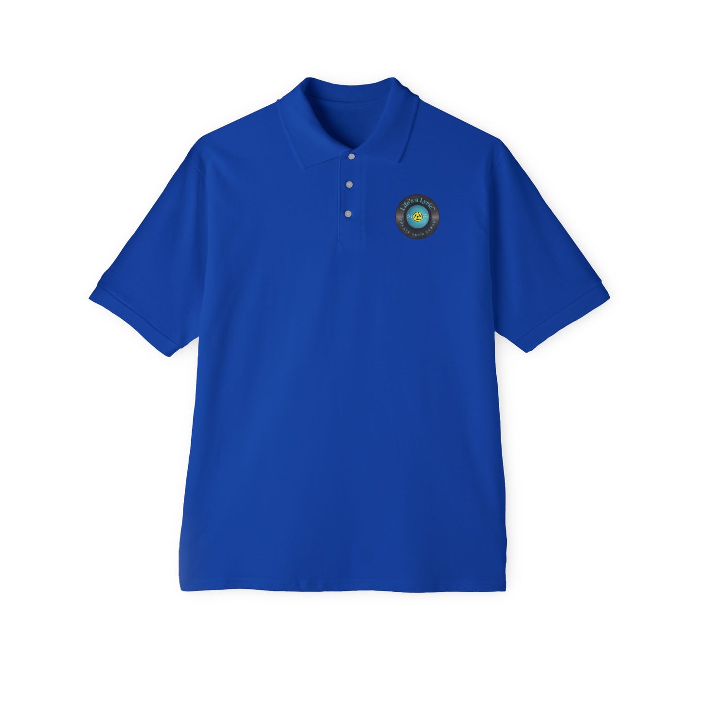 Life’s a Lyric™ Create Your Verse™ Men's 100% Cotton Polo Shirt