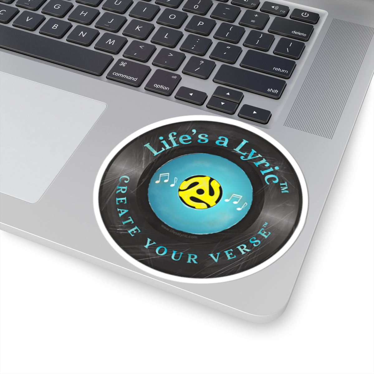 Life’s a Lyric™ Distressed Kiss-Cut Stickers - Create Your Verse Vinyl Decals