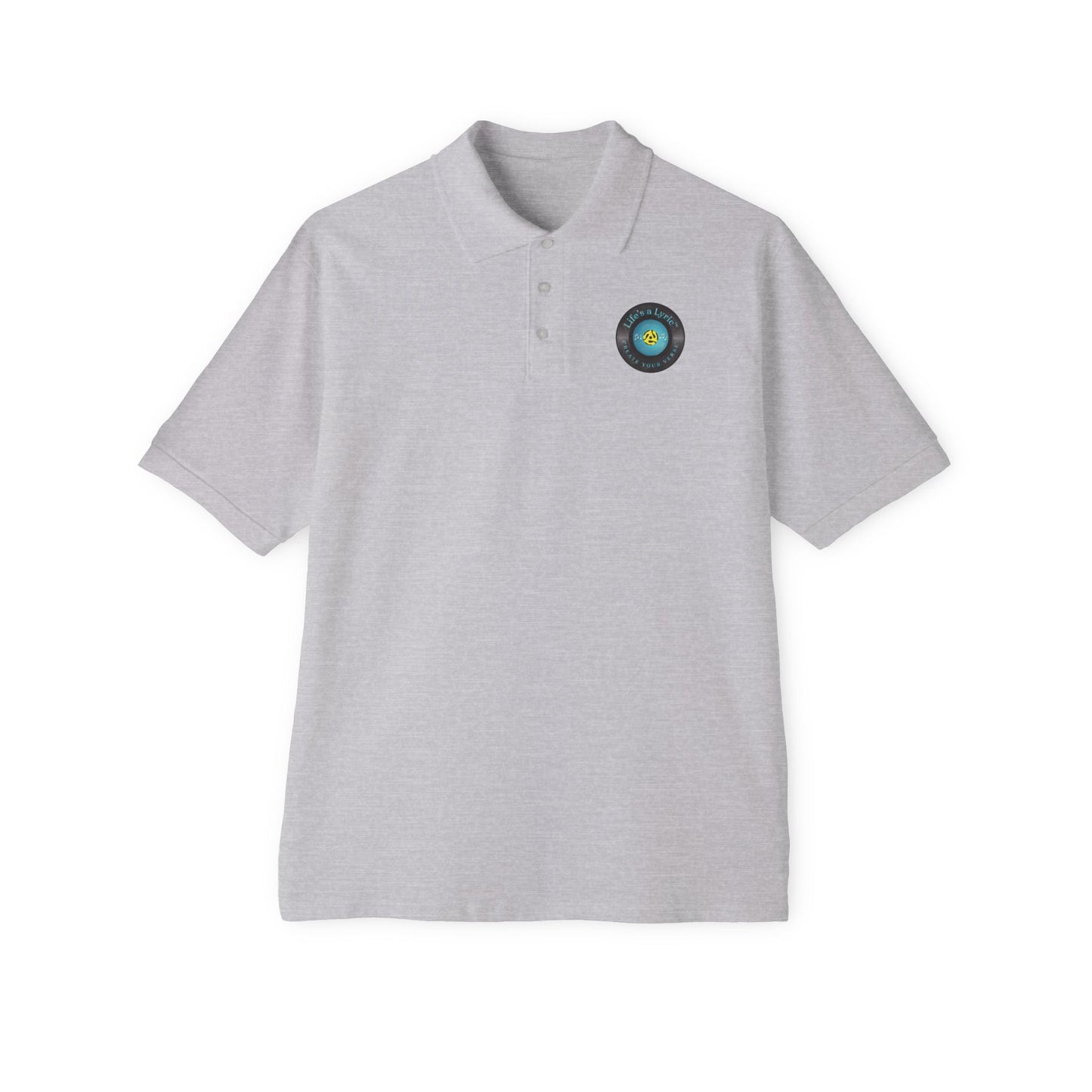 Life’s a Lyric™ Create Your Verse™ Men's 100% Cotton Polo Shirt
