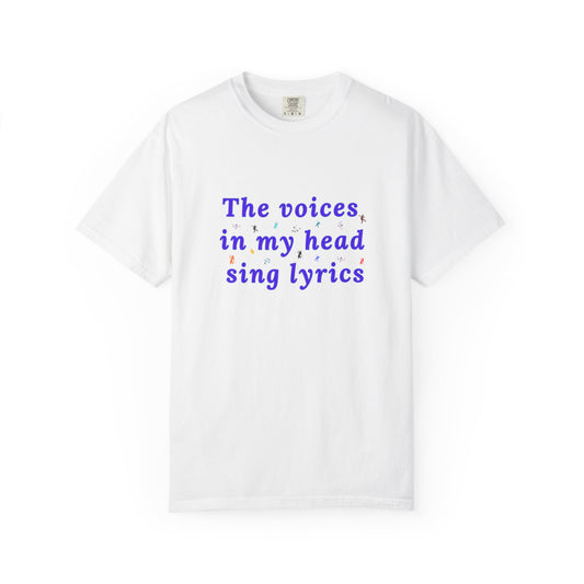 Life’s a Lyric™ Create Your Verse™ Unisex Garment-Dyed T-shirt