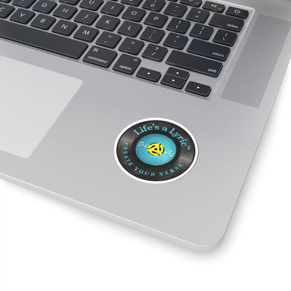 Life’s a Lyric™ Distressed Kiss-Cut Stickers - Create Your Verse Vinyl Decals