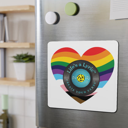 Life’s a Lyric™ Create Your Verse™ Colorful Heart-Shaped Die-Cut Magnet